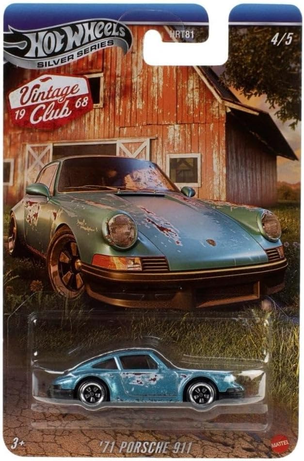 Hot Wheels Silver Series Vintage Club - 71 Porsche 911