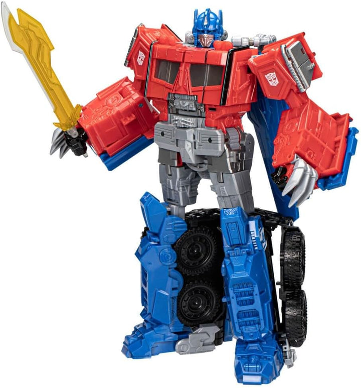 Transformers Toys Rise of The Beasts Beast-Mode Optimus Prime Action Figure