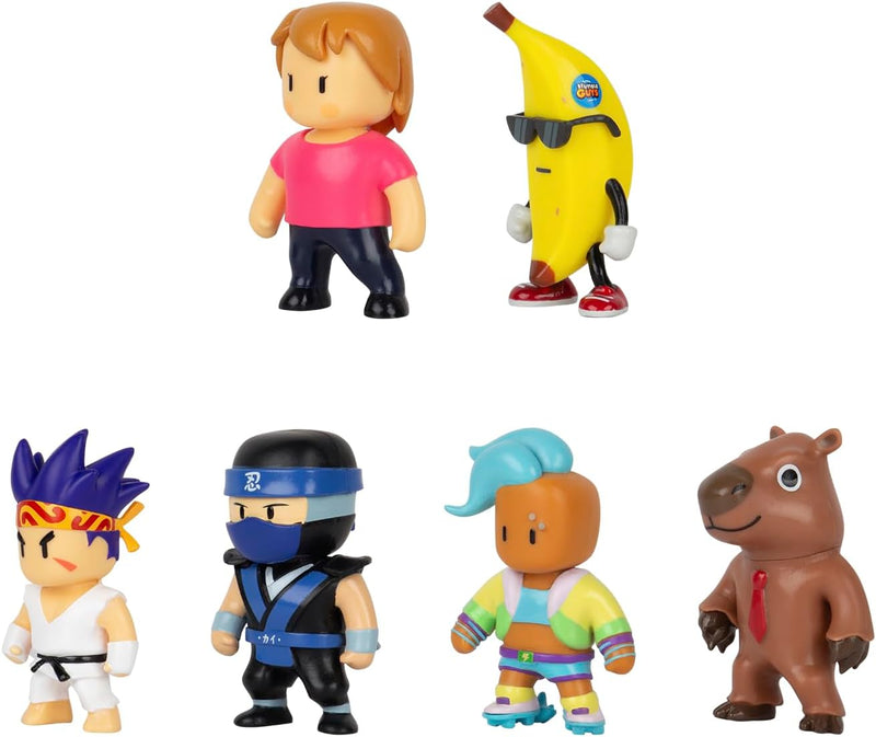 Stumble Guys 2 Collectable Figures 8-Pack Deluxe Box, side angle