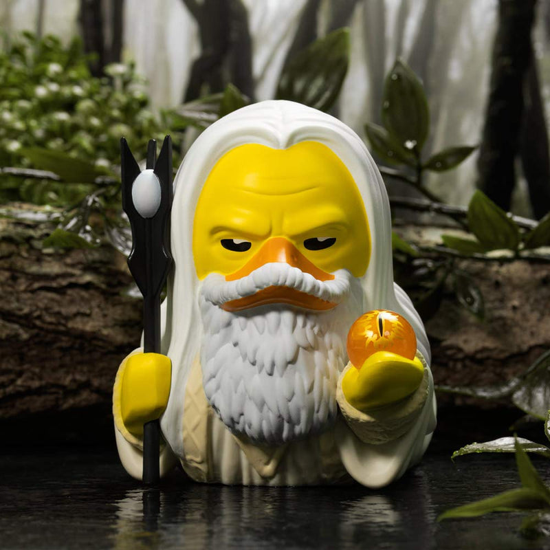 Lord of the Rings Saruman Tubbz PVC Figure Boxed Edition 10, rear view