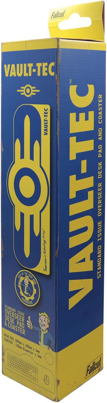 Fallout Vault-Tec XL Desk Pad and Coaster Set