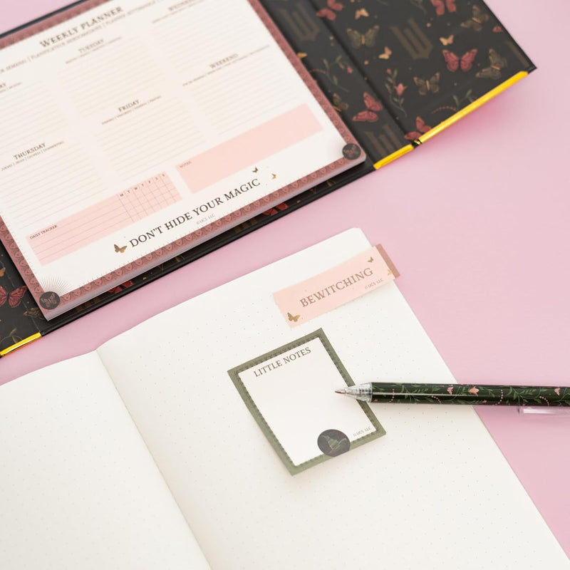 Wicked Part Two Weekly Planner With Sticky Notes packaging view