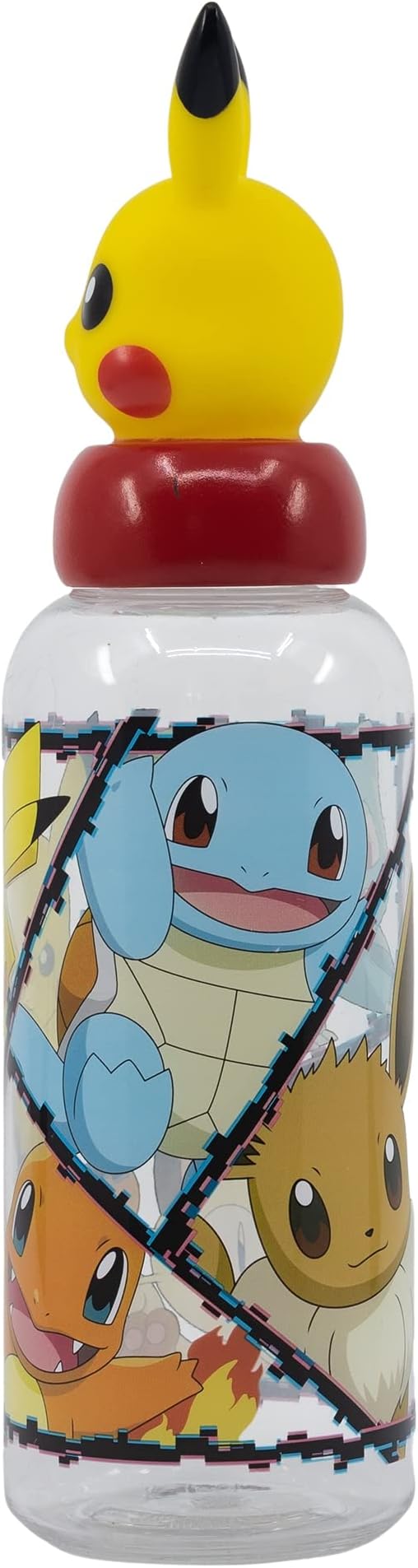 Pokemon 560ML 3D Figurine Bottle, side angle