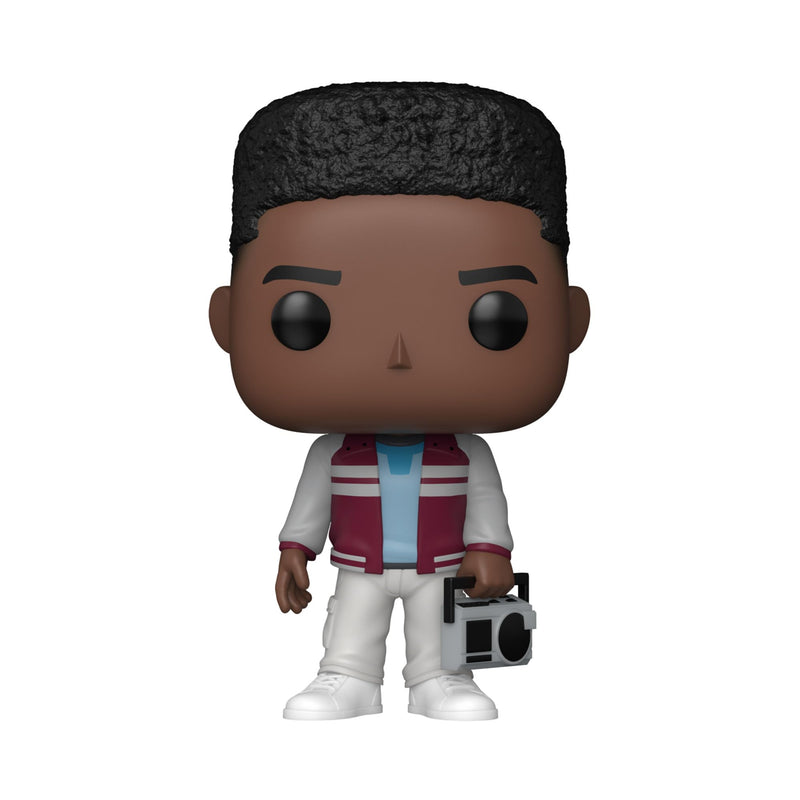 Lucas Sinclair with Boombox Stranger Things Season 5 Funko P, side angle