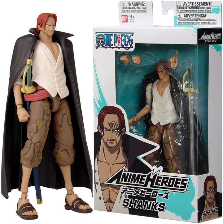 One Piece Anime Heroes Figures Shanks Action Figure