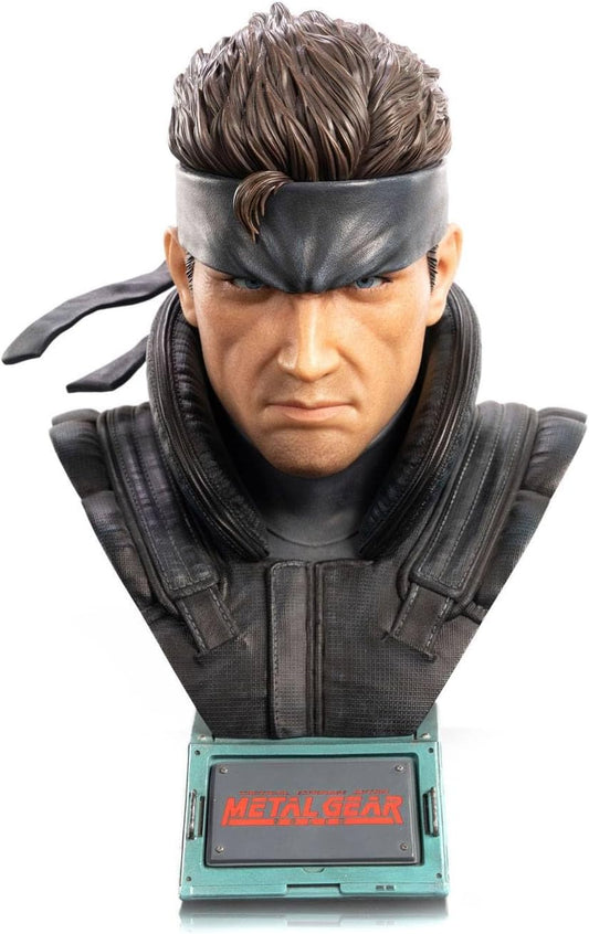 First4Figures Metal Gear Solid (Solid Snake Life Size Bust) RESIN Statue