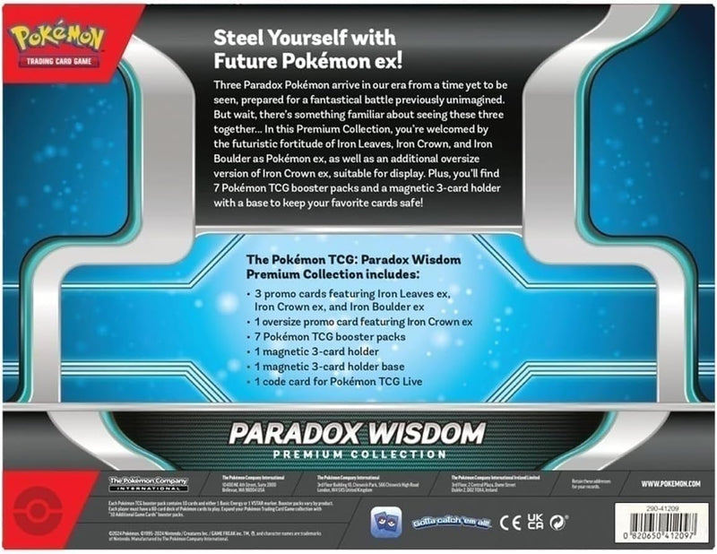 Pokemon TCG: Paradox Wisdom Premium Collection, side angle