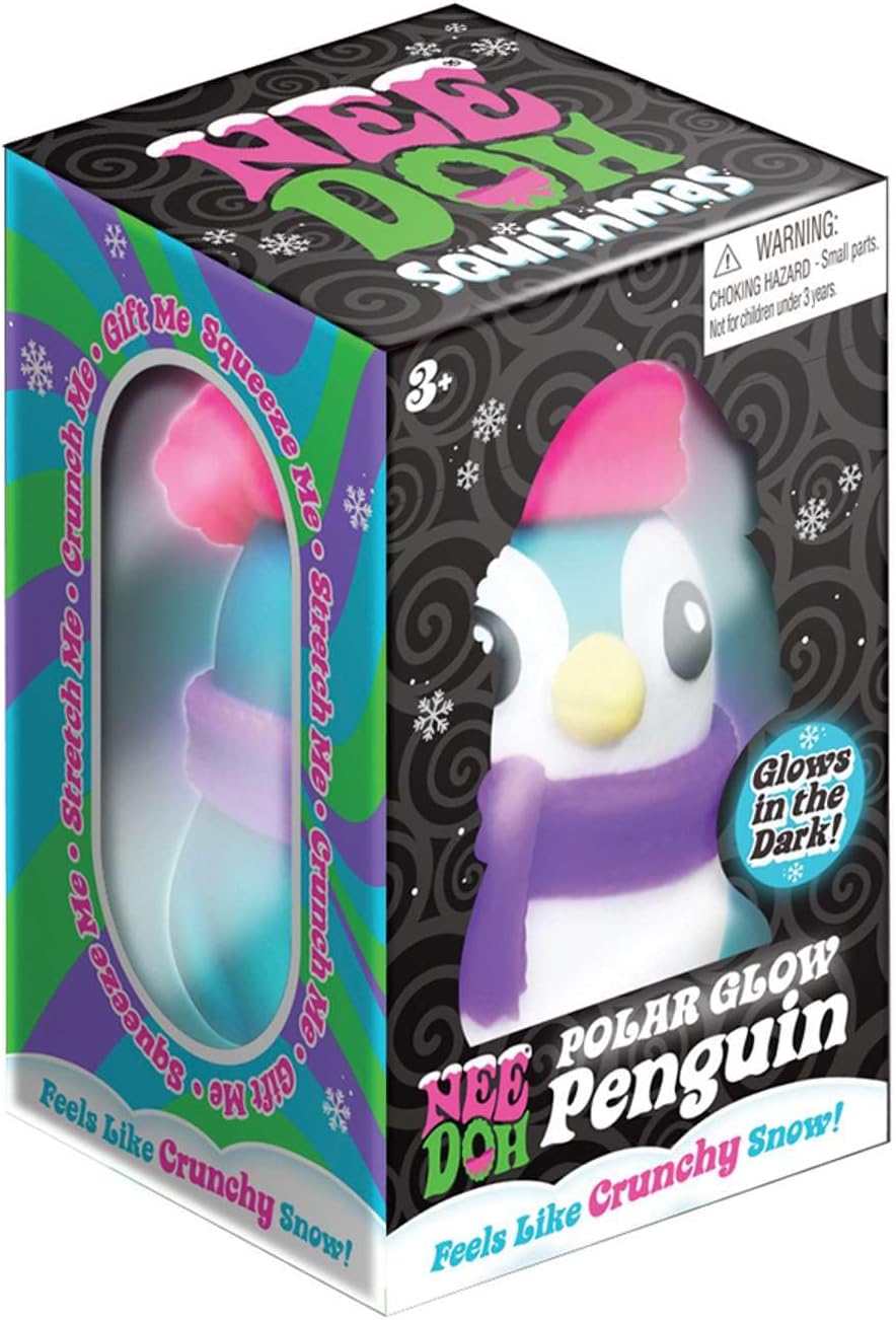 NeeDoh Polar Glow Penguin – Infinity Collectables