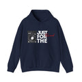 'Just for the Record' Men's Hoodie, size reference