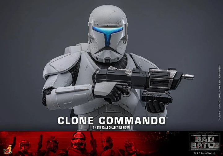 Hot Toys Star Wars The Bad Batch Clone Commando 1/6th Scale Figure