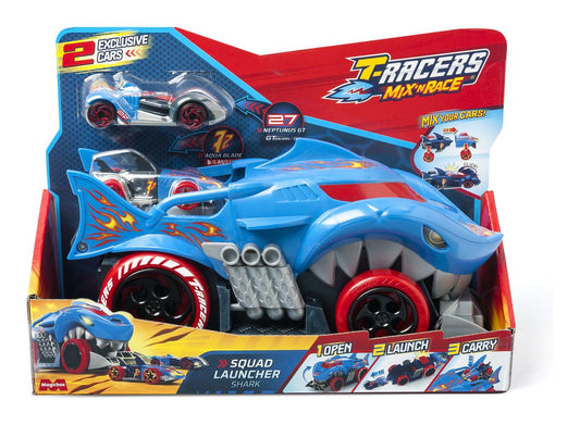 T-Racers Mix N Race - Shark & Dragon Launcher - Image