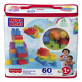 Mega Bloks 60 Piece Big Building Bag Assorted (Case of 6)