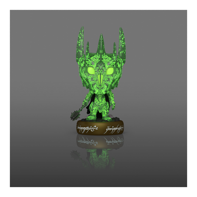Pop! Premium - Lord the Rings - Sauron with Weapon (Glow)
