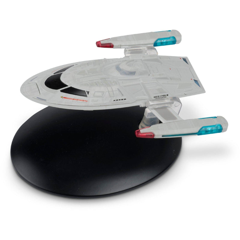 U.S.S. Enterprise NCC-1701-E Captain's Yacht (Cousteau) Starship Model Die Cast Ship (Star Trek), side angle
