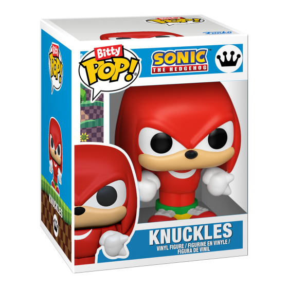 2-Pack - Sonic - Knuckles & Shadow Funko Bitty Pop! Vinyl Figures, front detail