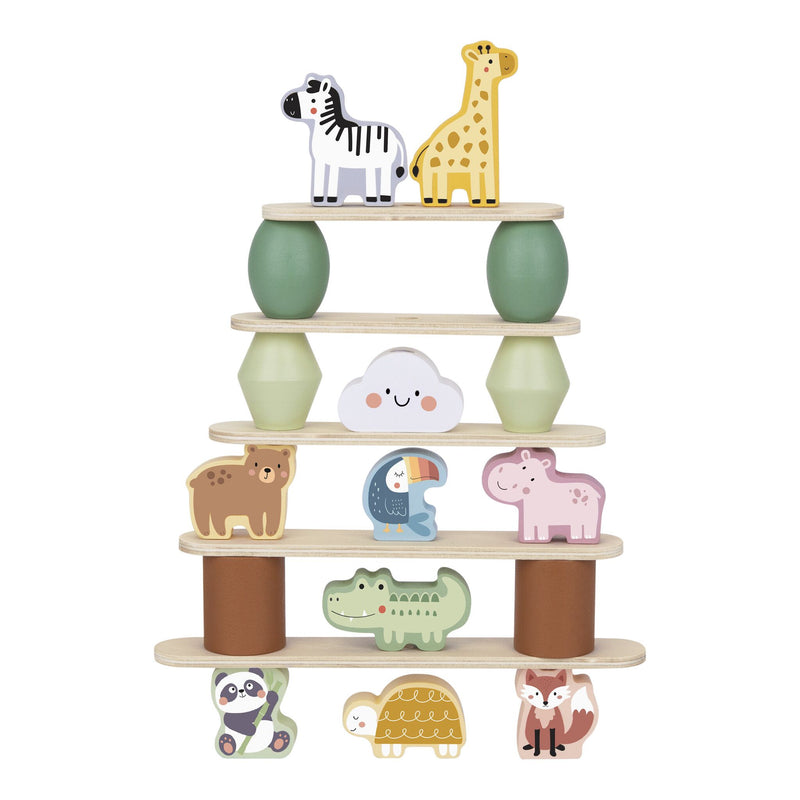 Wooden Stacking Animals
