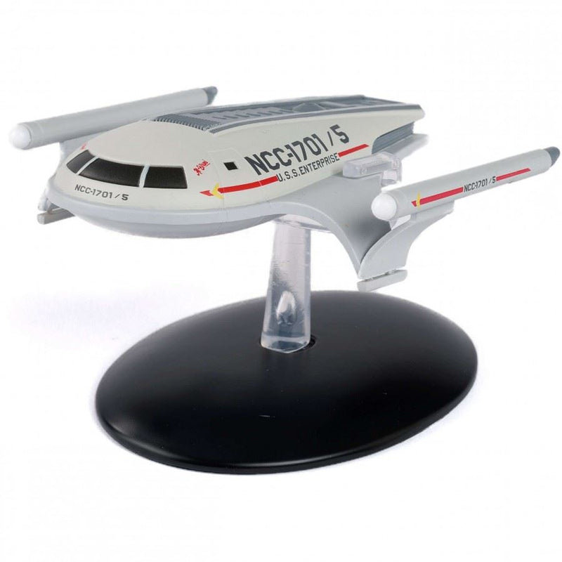 U.S.S. Enterprise Shuttlecraft NCC-1701 / 5 Al-Biruni Matt Jefferies Shuttle Concept (TOS) Model Diecast Ship (Ea, side angle