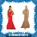 Ariana Grande Height 157cm Lifesize Cardboard Cutout, side angle