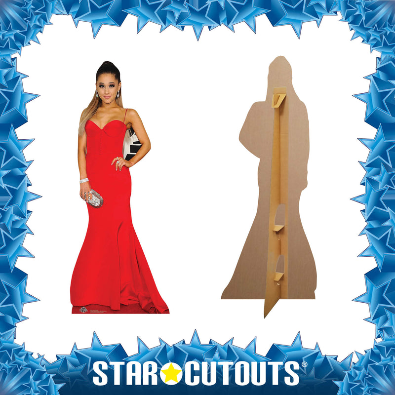 Ariana Grande Height 157cm Lifesize Cardboard Cutout, side angle