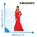 Ariana Grande Height 157cm Lifesize Cardboard Cutout, alternate view