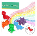 Colour Dinosaurs 12 Colours Beeswax Crayon - Image