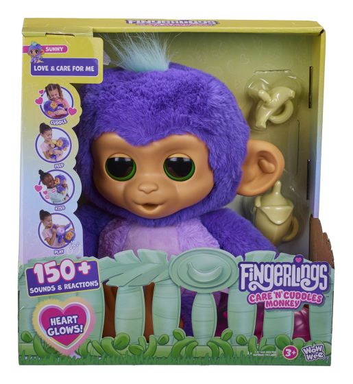 Fingerlings Care n Cuddle Monkey