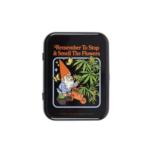 Smell the Flowers Stash Tin by Steven Rhodes, alternate view