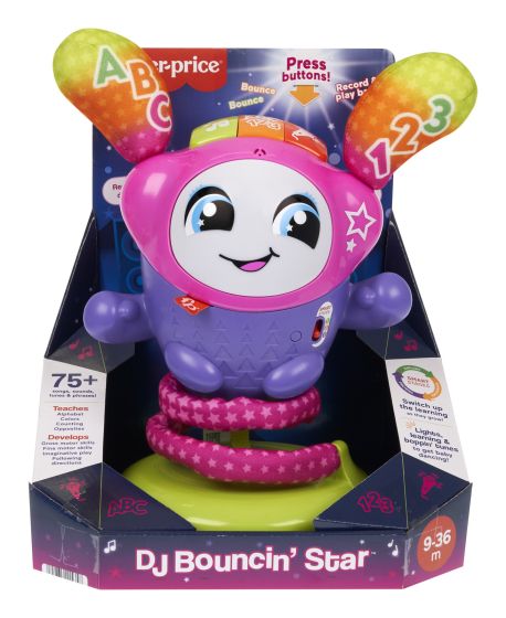 Fisher Price DJ Bouncin' Star Pink