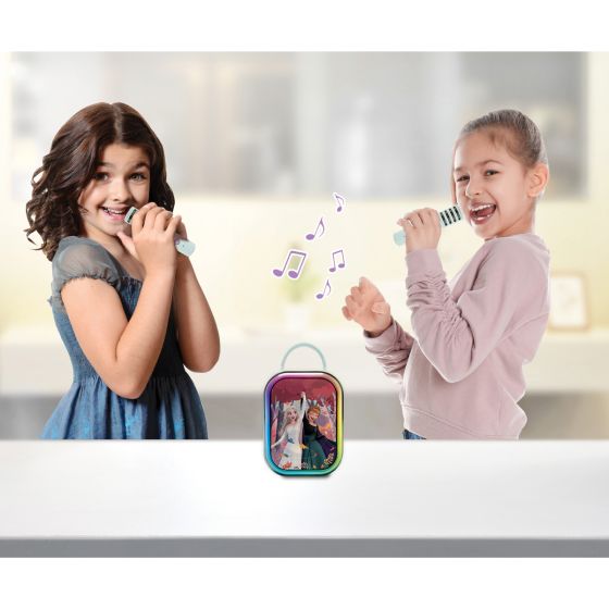 Disney Frozen Bluetooth Karaoke Speaker & 2 Wireless Microphones
