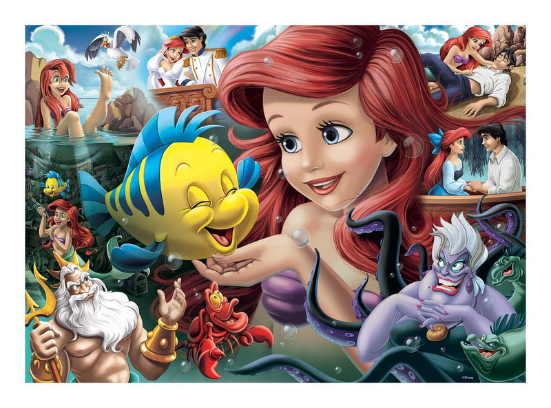 Disney Princess Heroines Little Mermaid 1000 Piece Jigsaw Puzzle - Image
