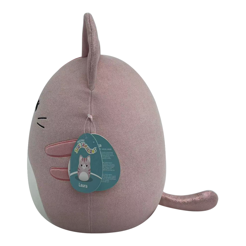 Squishmallows - 12in Med Plush - Laura Tab Cat