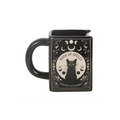 Black Cat Magick Book of Spells Book Shaped Mug