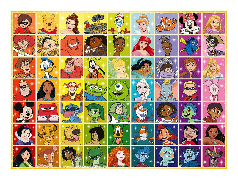 Disney & Pixar Colour Palette XXL 100 Piece Jigsaw Puzzle - Image