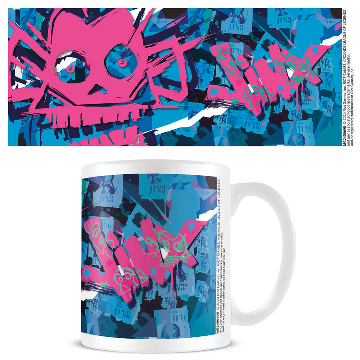 Jinx Arcane White 315ml Mug