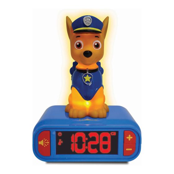 Paw Patrol Chase Alarm Clock With Night Light