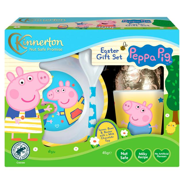 4 x Kinnerton Peppa Pig Meal Set Easter Egg Gift Set - 50GM