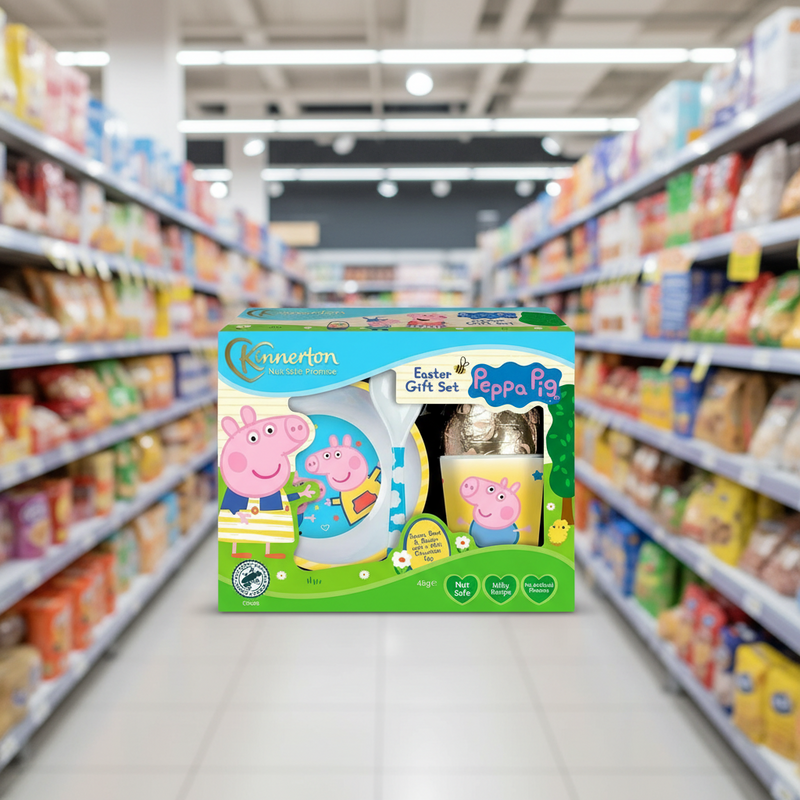 4 x Kinnerton Peppa Pig Meal Set Easter Egg Gift Set - 50GM