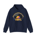 'Money Can't Buy Happiness, But It Can Buy Vinyl' Men's Hoodie, size reference