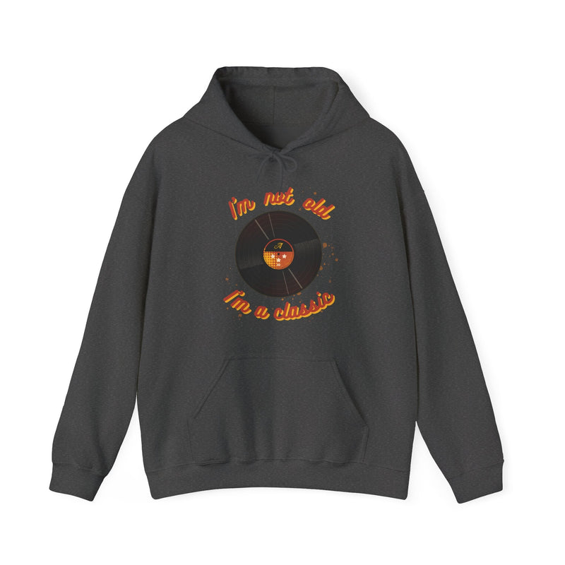 'I'm Not Old, I'm a Classic' Men's Hoodie, in display