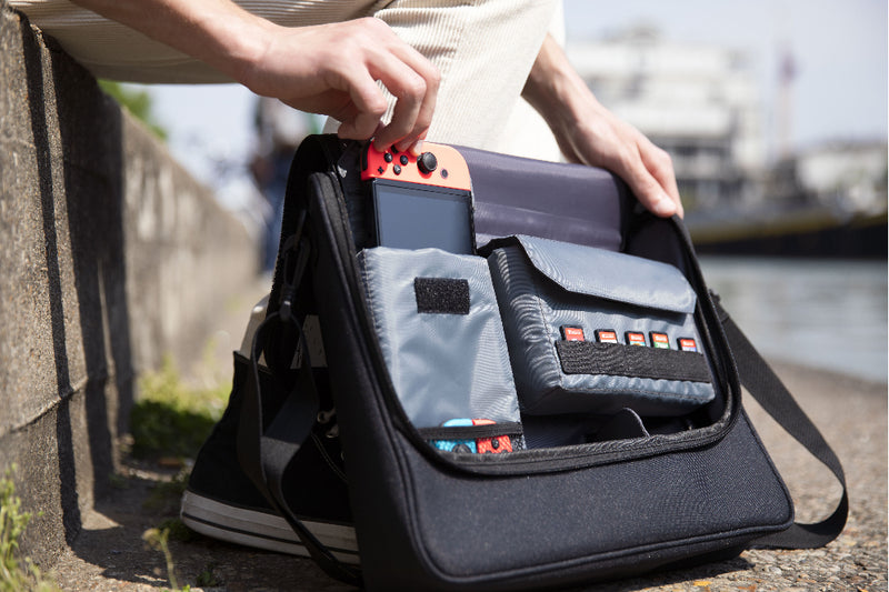 Konix Naruto Messenger Bag for Nintendo Switch packaging view