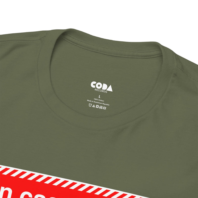 'In Case of Fire, Save My Vinyl' T-Shirt, product detail