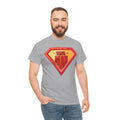 'Vinyl Man' Men's Superhero T-Shirt, product detail