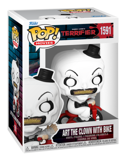Pop! Vinyl Terrifier Art the Clown with Bike