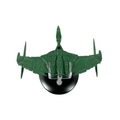 Romulan Warbird Valdore Model Die Cast Ship (Eaglemoss / Star Trek), side angle