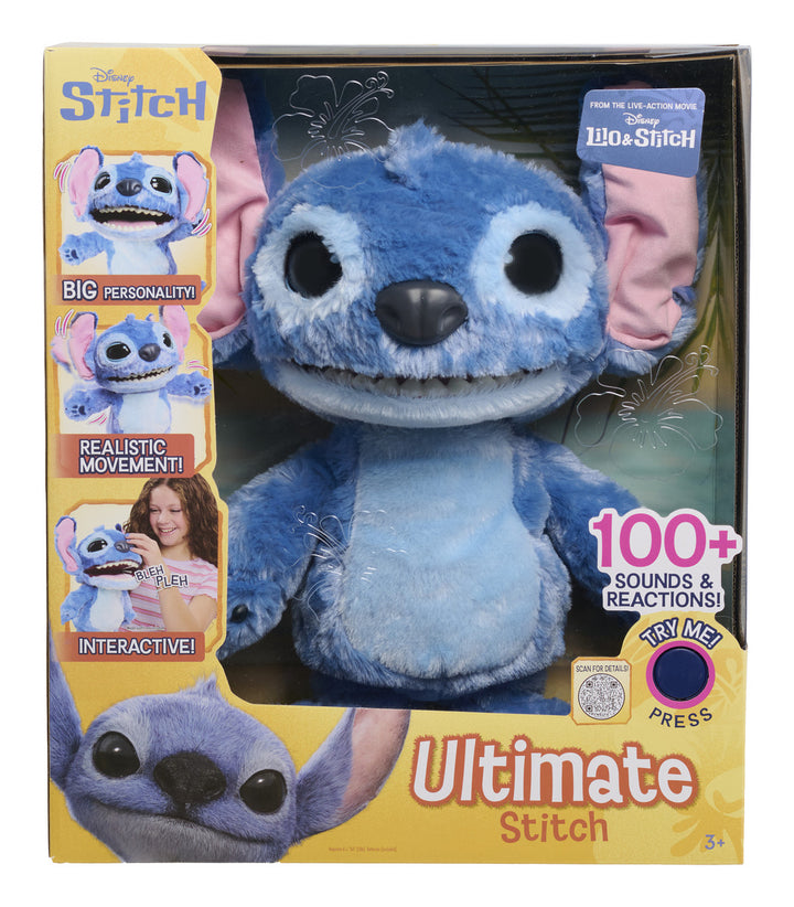 Disney Lilo and Stitch Ultimate Stitch Live Action Plush Figure
