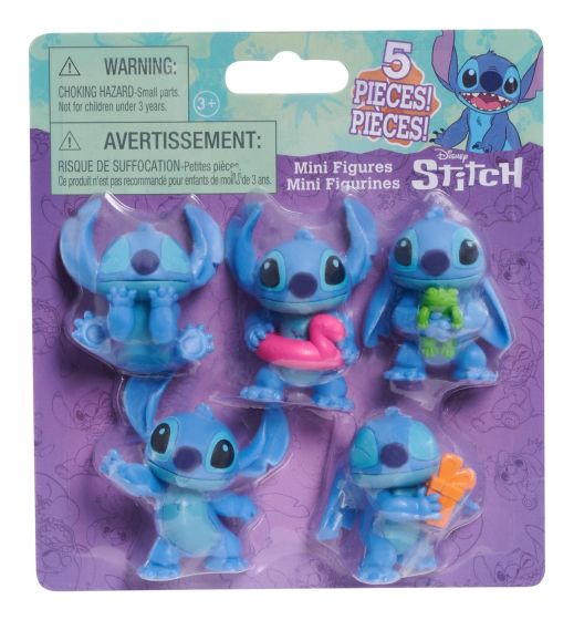 Disney Stitch 5 Pack 2.5" Figures