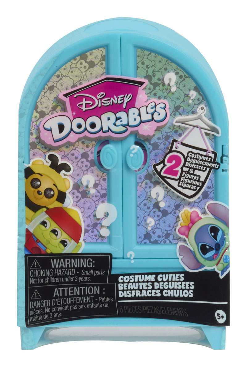 Disney Doorables Costume Cuties, in display
