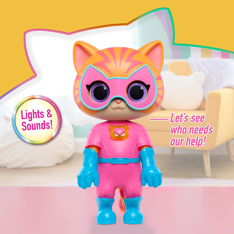SuperKitties Cat-Tastic Transforming Ginny, close-up detail