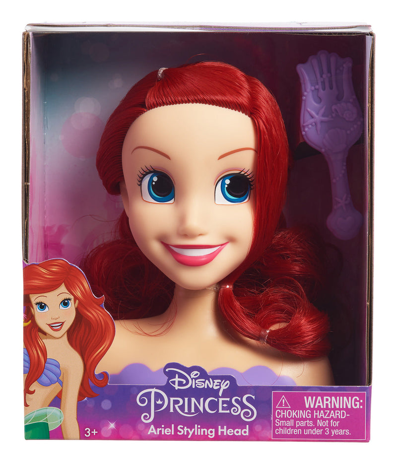 Disney Princess Small Styling Head Ariel, close-up detail