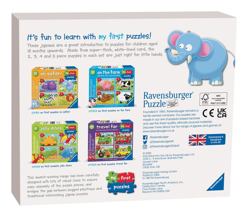 My First Puzzle On The Farm (2 3 4 & 5 Piece) Jigsaw Puzzle - Image